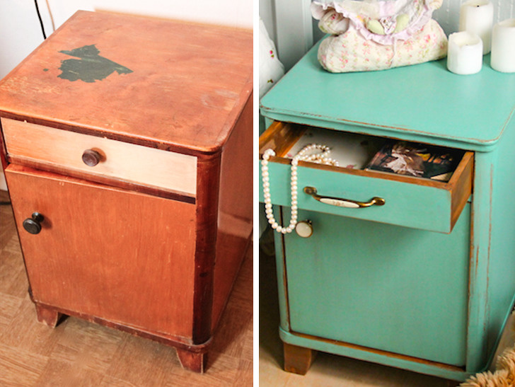 14 блестящи варианта за прекрояване на стари мебели, за да спестите пари от закупуване на нови