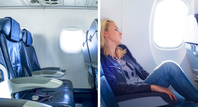 Защо седалките на самолета са почти винаги сини