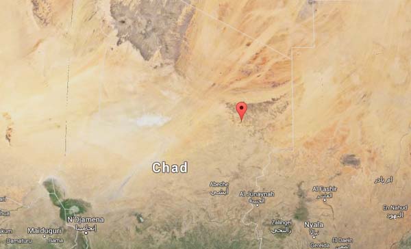 It's located smack dab in the middle of the Sahara.